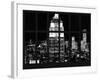 Window View - View of the Empire State Building and 1 WTC by Night - Manhattan - NYC-Philippe Hugonnard-Framed Photographic Print