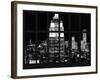 Window View - View of the Empire State Building and 1 WTC by Night - Manhattan - NYC-Philippe Hugonnard-Framed Photographic Print