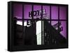 Window View - View of the Hotel Empire at Manhattan - New York City-Philippe Hugonnard-Framed Stretched Canvas
