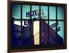 Window View - View of the Hotel Empire at Manhattan - New York City-Philippe Hugonnard-Framed Photographic Print