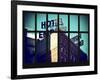 Window View - View of the Hotel Empire at Manhattan - New York City-Philippe Hugonnard-Framed Photographic Print