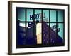 Window View - View of the Hotel Empire at Manhattan - New York City-Philippe Hugonnard-Framed Photographic Print