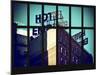 Window View - View of the Hotel Empire at Manhattan - New York City-Philippe Hugonnard-Mounted Photographic Print