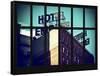 Window View - View of the Hotel Empire at Manhattan - New York City-Philippe Hugonnard-Framed Stretched Canvas