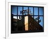 Window View - View of the Hotel Empire at Manhattan - New York City-Philippe Hugonnard-Framed Photographic Print