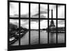 Window View - View of the River Seine and the Eiffel Tower - Paris - France - Europe-Philippe Hugonnard-Mounted Photographic Print