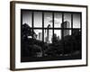 Window View - View on Trails and Buildings Central Park - Manhattan - New York City-Philippe Hugonnard-Framed Photographic Print