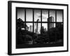 Window View - View on Trails and Buildings Central Park - Manhattan - New York City-Philippe Hugonnard-Framed Photographic Print