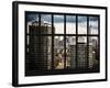 Window View with the One World Trade Center (1WTC) - Manhattan - New York City-Philippe Hugonnard-Framed Photographic Print