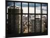 Window View with the One World Trade Center (1WTC) - Manhattan - New York City-Philippe Hugonnard-Mounted Photographic Print