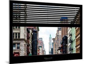 Window View with Venetian Blinds: 401 Broadway-Philippe Hugonnard-Mounted Photographic Print