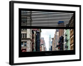 Window View with Venetian Blinds: 401 Broadway-Philippe Hugonnard-Framed Photographic Print