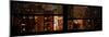 Window View with Venetian Blinds: 42nd Street and Times Square by Night-Philippe Hugonnard-Mounted Photographic Print