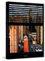 Window View with Venetian Blinds: 42nd Street and Times Square-Philippe Hugonnard-Stretched Canvas