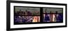 Window View with Venetian Blinds: 42nd Street and Times Square-Philippe Hugonnard-Framed Photographic Print