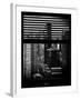 Window View with Venetian Blinds: 42nd Street with the Empire State Building and Times Square-Philippe Hugonnard-Framed Photographic Print