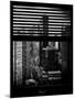 Window View with Venetian Blinds: 42nd Street with the Empire State Building and Times Square-Philippe Hugonnard-Mounted Photographic Print