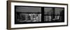 Window View with Venetian Blinds: 42nd Street with theTop of the Empire State Building-Philippe Hugonnard-Framed Photographic Print