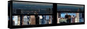 Window View with Venetian Blinds: Architecture and Buildings-Philippe Hugonnard-Stretched Canvas