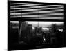 Window View with Venetian Blinds: Architecture and Buildings-Philippe Hugonnard-Mounted Photographic Print