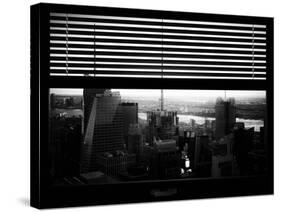 Window View with Venetian Blinds: Architecture and Buildings-Philippe Hugonnard-Stretched Canvas