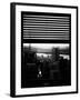 Window View with Venetian Blinds: Architecture and Buildings-Philippe Hugonnard-Framed Photographic Print