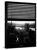 Window View with Venetian Blinds: Architecture and Buildings-Philippe Hugonnard-Stretched Canvas