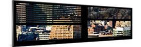 Window View with Venetian Blinds: Architecture and Buildings-Philippe Hugonnard-Mounted Photographic Print