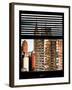 Window View with Venetian Blinds: Architecture and Buildings-Philippe Hugonnard-Framed Photographic Print