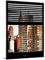 Window View with Venetian Blinds: Architecture and Buildings-Philippe Hugonnard-Mounted Photographic Print