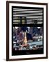 Window View with Venetian Blinds: Architecture and Buildings-Philippe Hugonnard-Framed Photographic Print