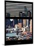 Window View with Venetian Blinds: Architecture and Buildings-Philippe Hugonnard-Mounted Photographic Print