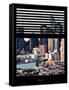 Window View with Venetian Blinds: Architecture and Buildings-Philippe Hugonnard-Framed Stretched Canvas