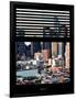 Window View with Venetian Blinds: Architecture and Buildings-Philippe Hugonnard-Framed Photographic Print