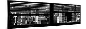 Window View with Venetian Blinds: Architecture and Buildings-Philippe Hugonnard-Mounted Photographic Print