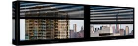 Window View with Venetian Blinds: Architecture and Buildings-Philippe Hugonnard-Stretched Canvas