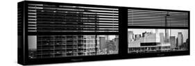 Window View with Venetian Blinds: Architecture and Buildings-Philippe Hugonnard-Stretched Canvas