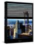 Window View with Venetian Blinds: Architecture and Buildings-Philippe Hugonnard-Stretched Canvas