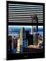 Window View with Venetian Blinds: Architecture and Buildings-Philippe Hugonnard-Mounted Photographic Print