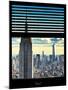 Window View with Venetian Blinds: Architecture and Buildings-Philippe Hugonnard-Mounted Photographic Print