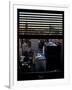 Window View with Venetian Blinds: Architecture and Buildings-Philippe Hugonnard-Framed Photographic Print