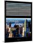 Window View with Venetian Blinds: Architecture and Buildings-Philippe Hugonnard-Mounted Photographic Print