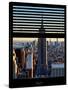 Window View with Venetian Blinds: Architecture and Buildings-Philippe Hugonnard-Stretched Canvas