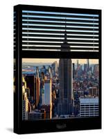 Window View with Venetian Blinds: Architecture and Buildings-Philippe Hugonnard-Stretched Canvas