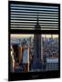 Window View with Venetian Blinds: Architecture and Buildings-Philippe Hugonnard-Mounted Photographic Print