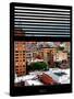 Window View with Venetian Blinds: Buildings of Chelsea with One World Trade Center View-Philippe Hugonnard-Stretched Canvas