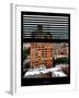 Window View with Venetian Blinds: Buildings of Chelsea with One World Trade Center View-Philippe Hugonnard-Framed Photographic Print