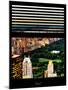 Window View with Venetian Blinds: Central Park and upper West Side Buildings-Philippe Hugonnard-Mounted Photographic Print