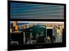 Window View with Venetian Blinds: Central Park View - Manhattan-Philippe Hugonnard-Mounted Photographic Print