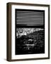 Window View with Venetian Blinds: Central Park with Upper West Side Buildings - Manhattan-Philippe Hugonnard-Framed Photographic Print